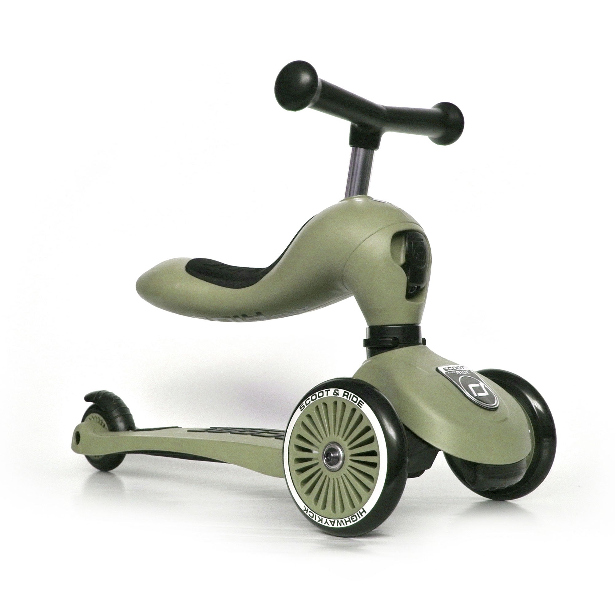 Scoot & Ride 2-in-1 Ride-On & Stand Scooter, Ages 1-5, Highwaykick 1(Open Box)