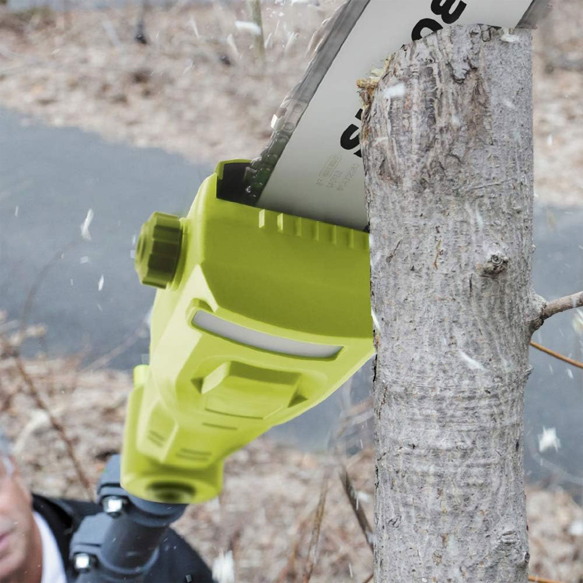 Sun Joe 24V Cordless Pole Chainsaw Electric Telescope Tree Trimmer, 24V-PS8-LTE