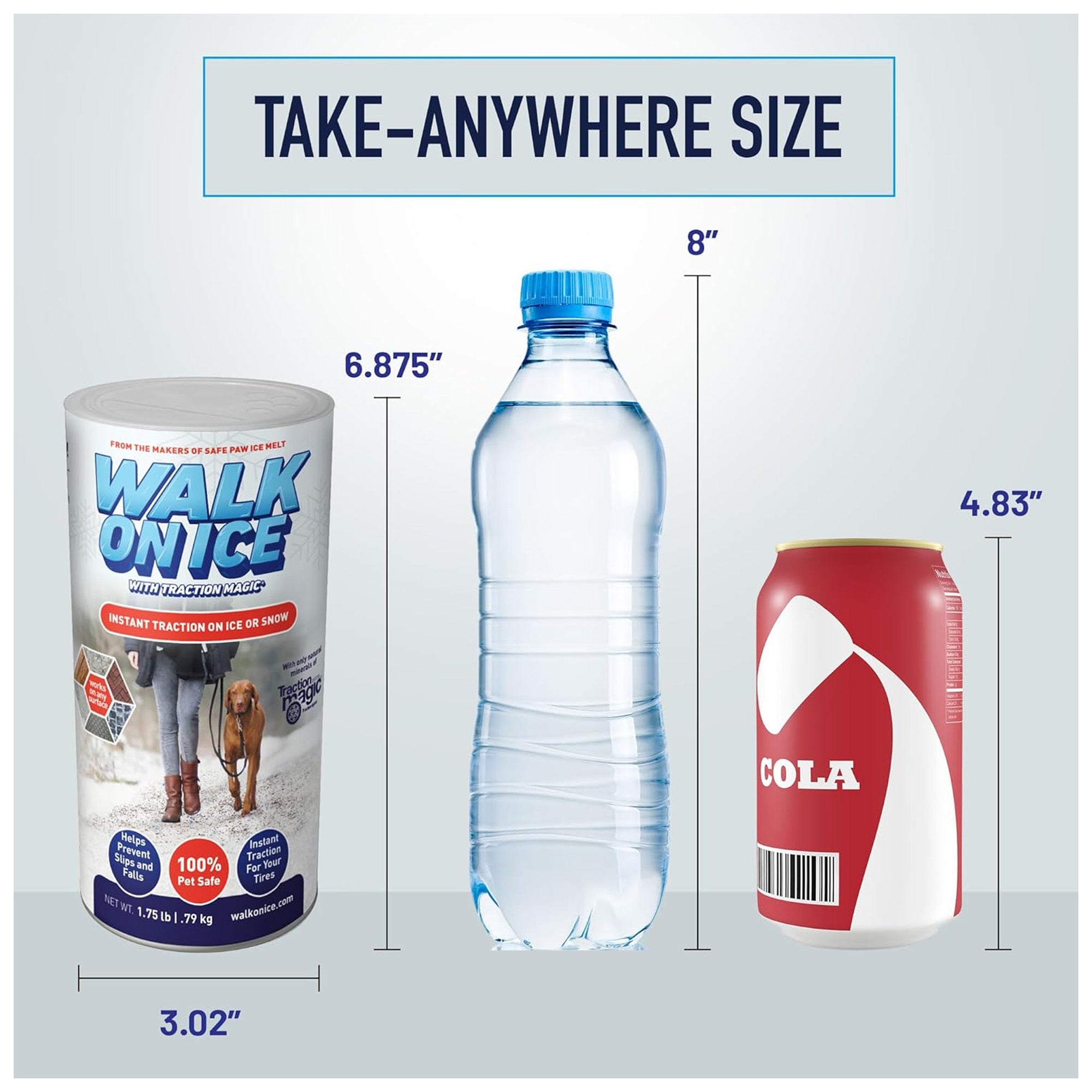 Gaia 12pk Ice Snow Melt to Help Prevent Slips & Falls, 1.75 lbs (Open Box) - VMInnovations