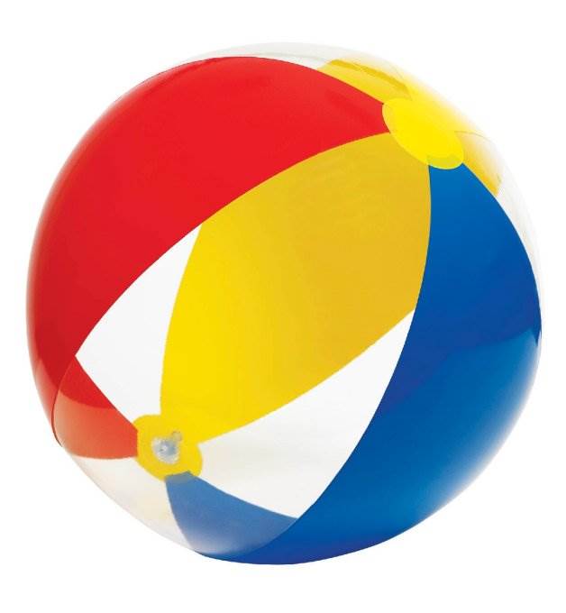 INTEX 24" Inflatable Paradise Panel Colorful Beach Ball | 59032EP