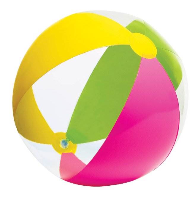 INTEX 24" Inflatable Paradise Panel Colorful Beach Ball | 59032EP