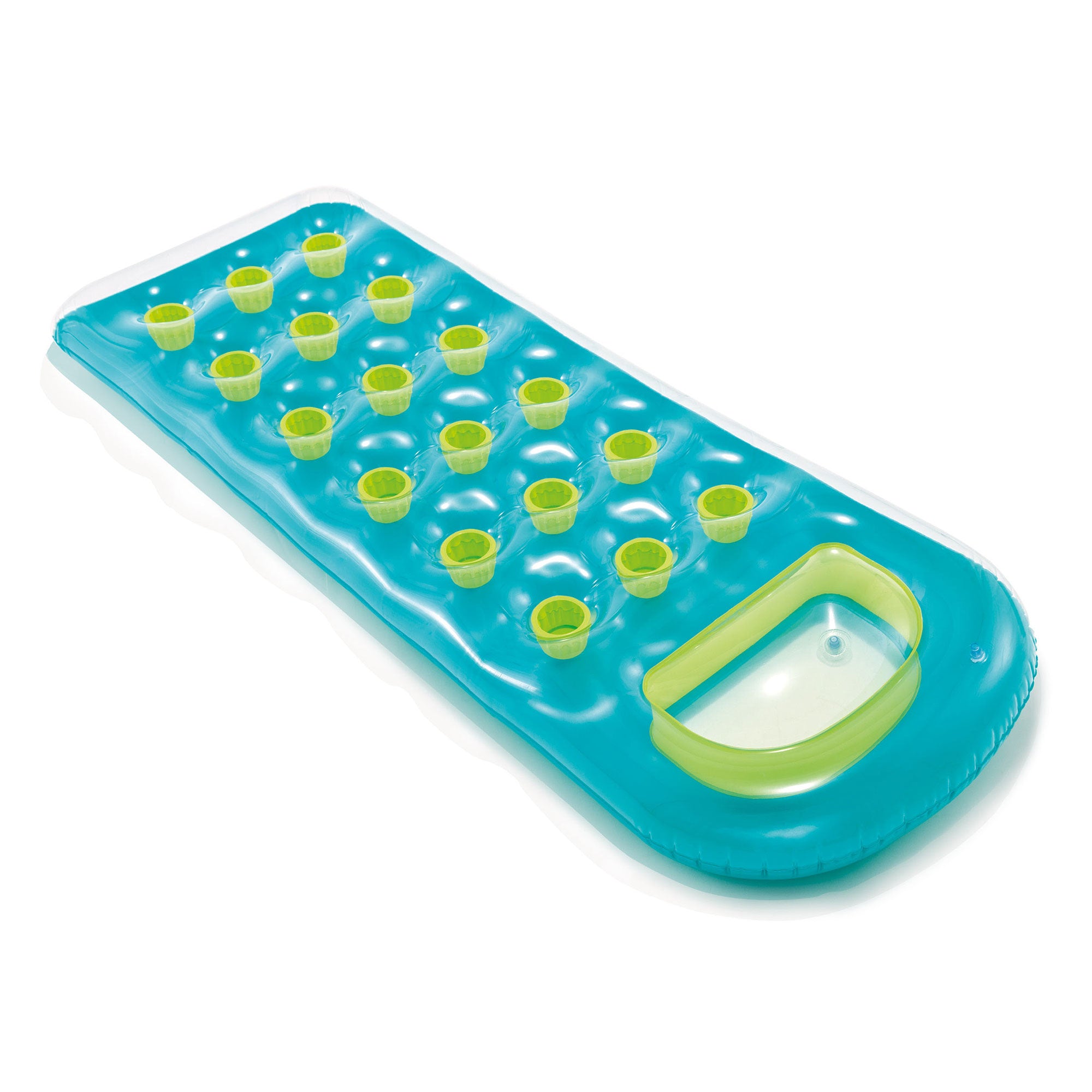 INTEX 18-Pocket Suntanner Lounge Floating Lounger w/ Pillow (Open Box) - VMInnovations
