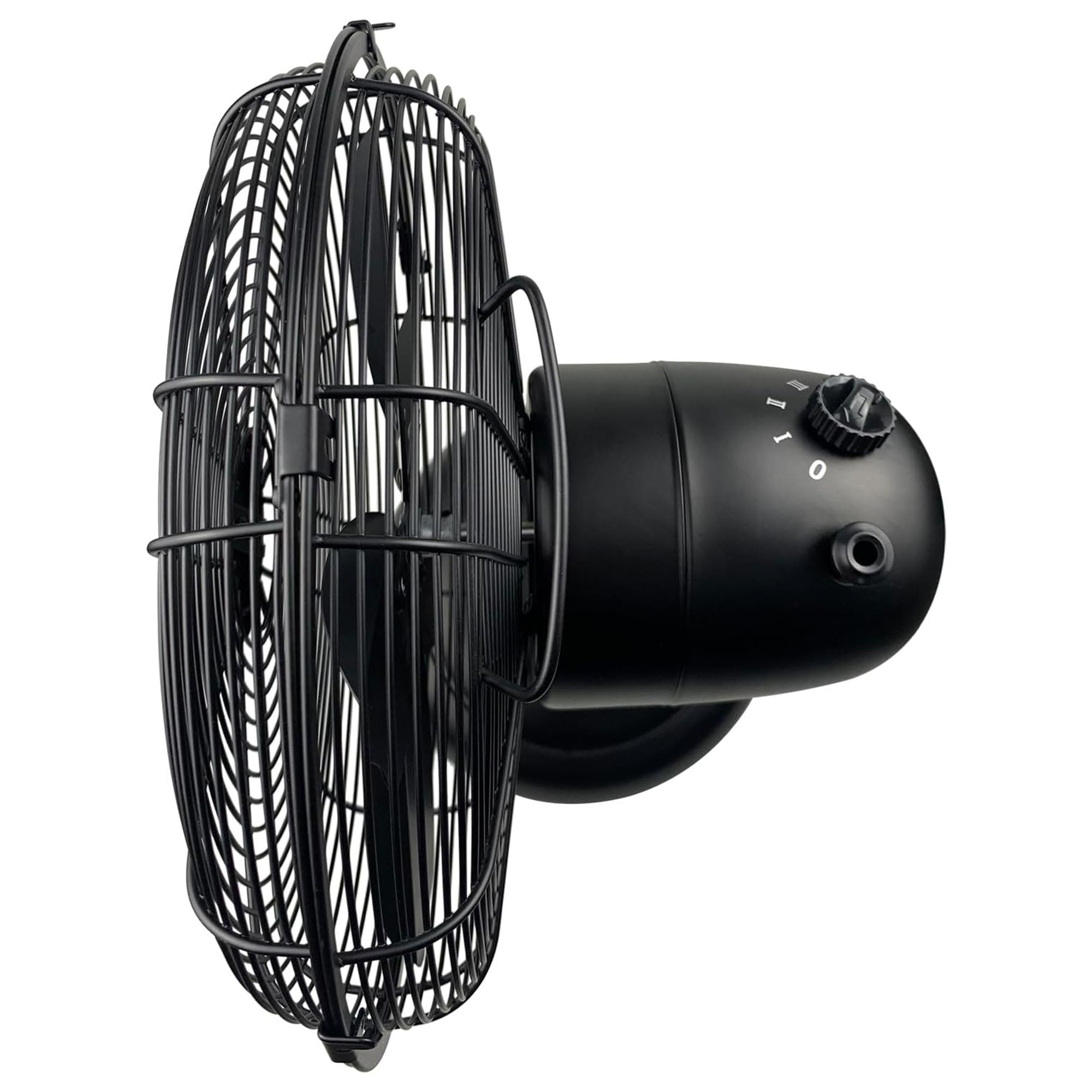 Good Housekeeping All-Metal Oscillating Retro Desk Fan, 12", Black (Open Box)