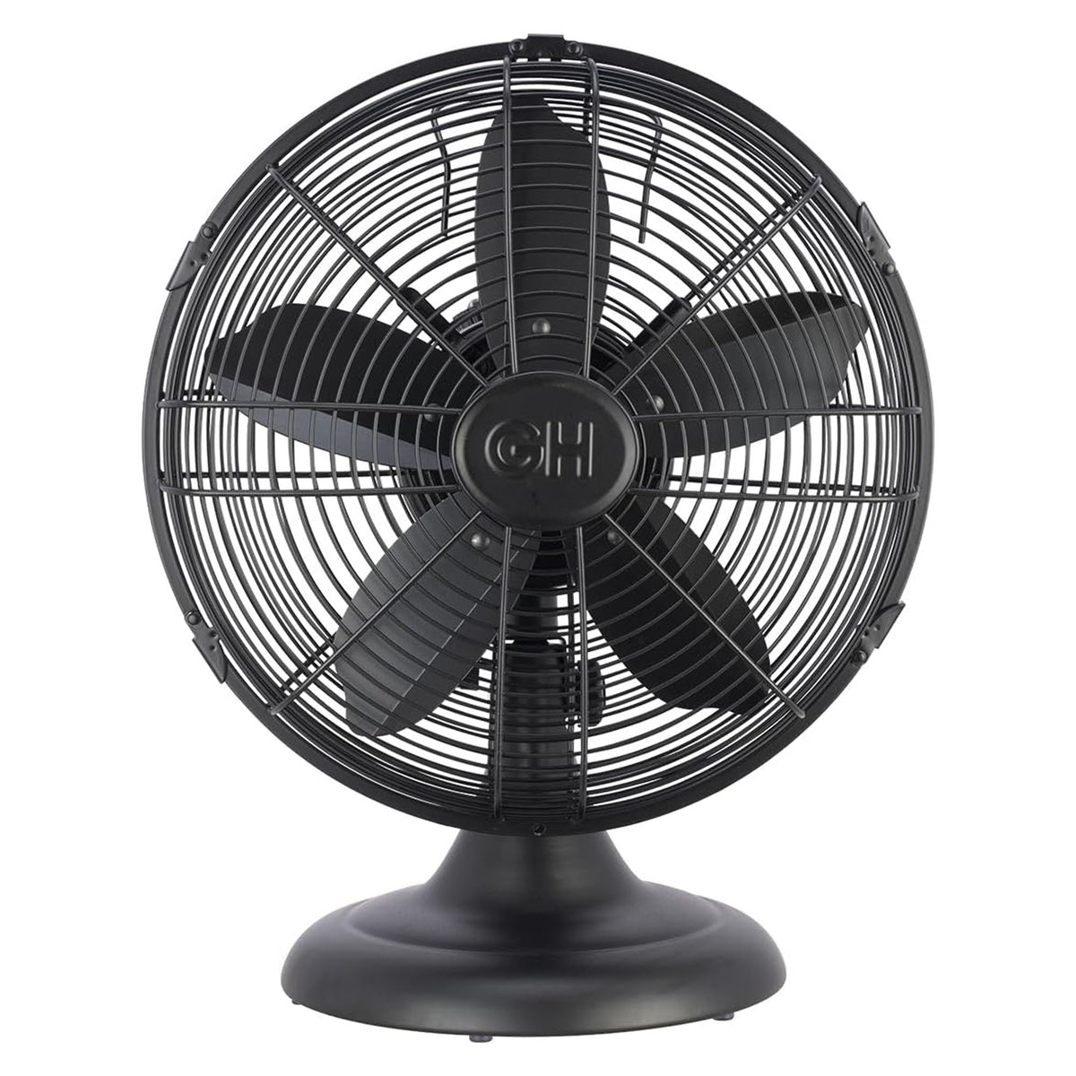 Good Housekeeping All-Metal Oscillating Desk Fan, 12 Inch, Breezewave (Open Box)