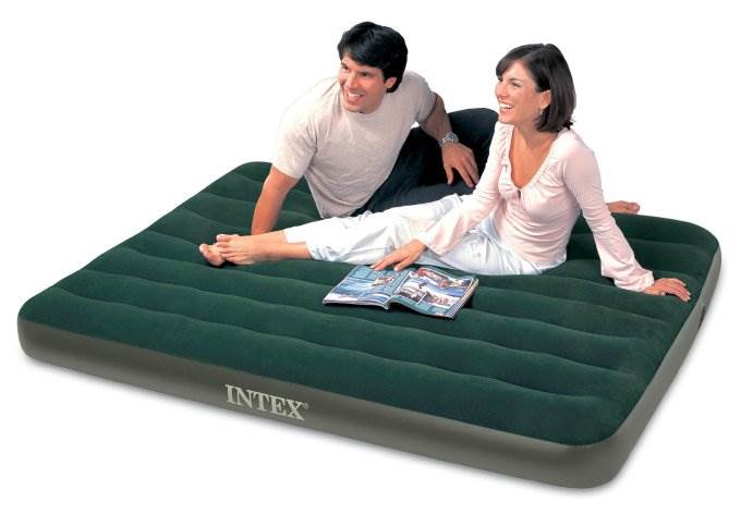 Intex Queen Prestige Air Bed Outdoor Camping Inflatable Mattress (Open Box)
