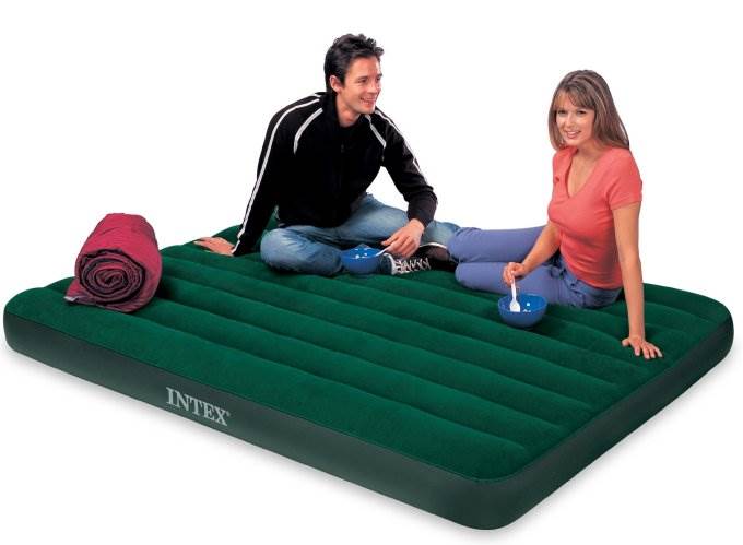 Intex Queen Prestige Air Bed Outdoor Camping Inflatable Mattress (Open Box)