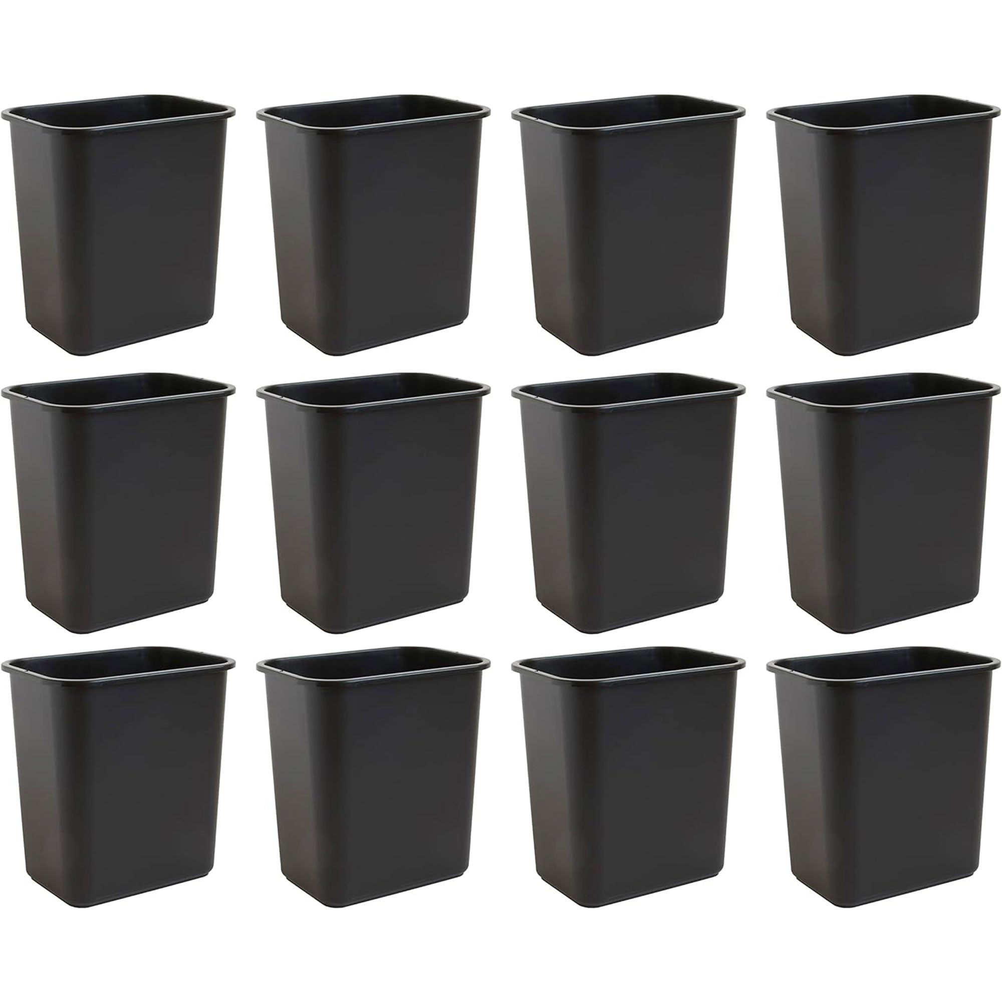 United Solutions 12pk Wastebasket for Commercial and Kitchen, 7 Gal (Open Box) - VMInnovations