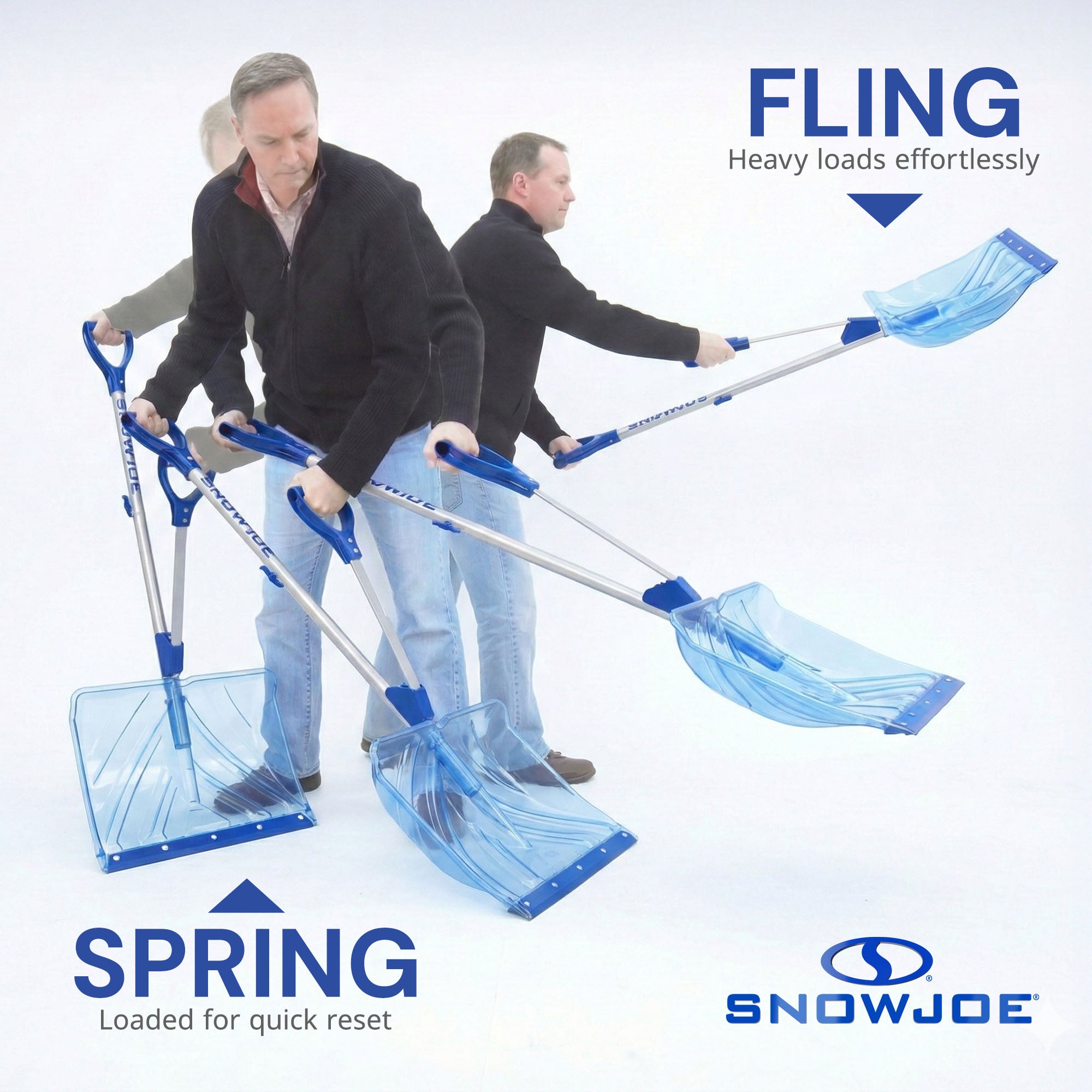 Snow Joe Shovelution Snow Shovel with 18" Shovel Blade and Handle, SJ-SHLV02