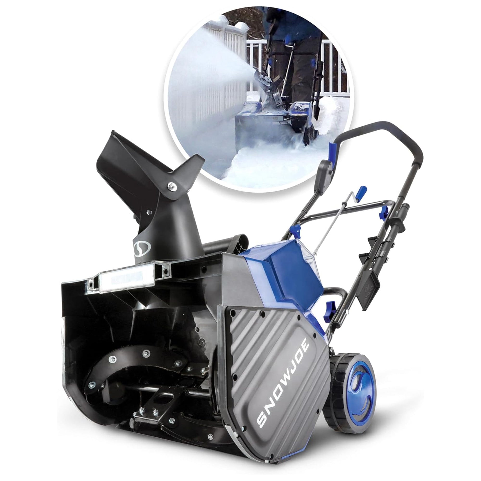Snow Joe 24V Snow Blower, 2x4.0-Ah Batteries, Dual Charger & Cover (For Parts) - VMInnovations
