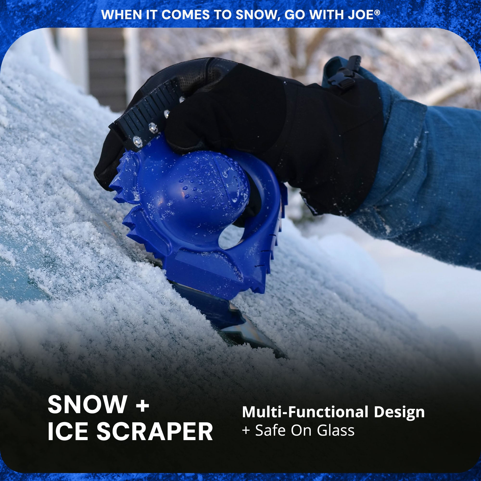 Snow Joe 24V Electric Snow Blower IONMAX & Windshield Ice Scraper Broom Combo - VMInnovations