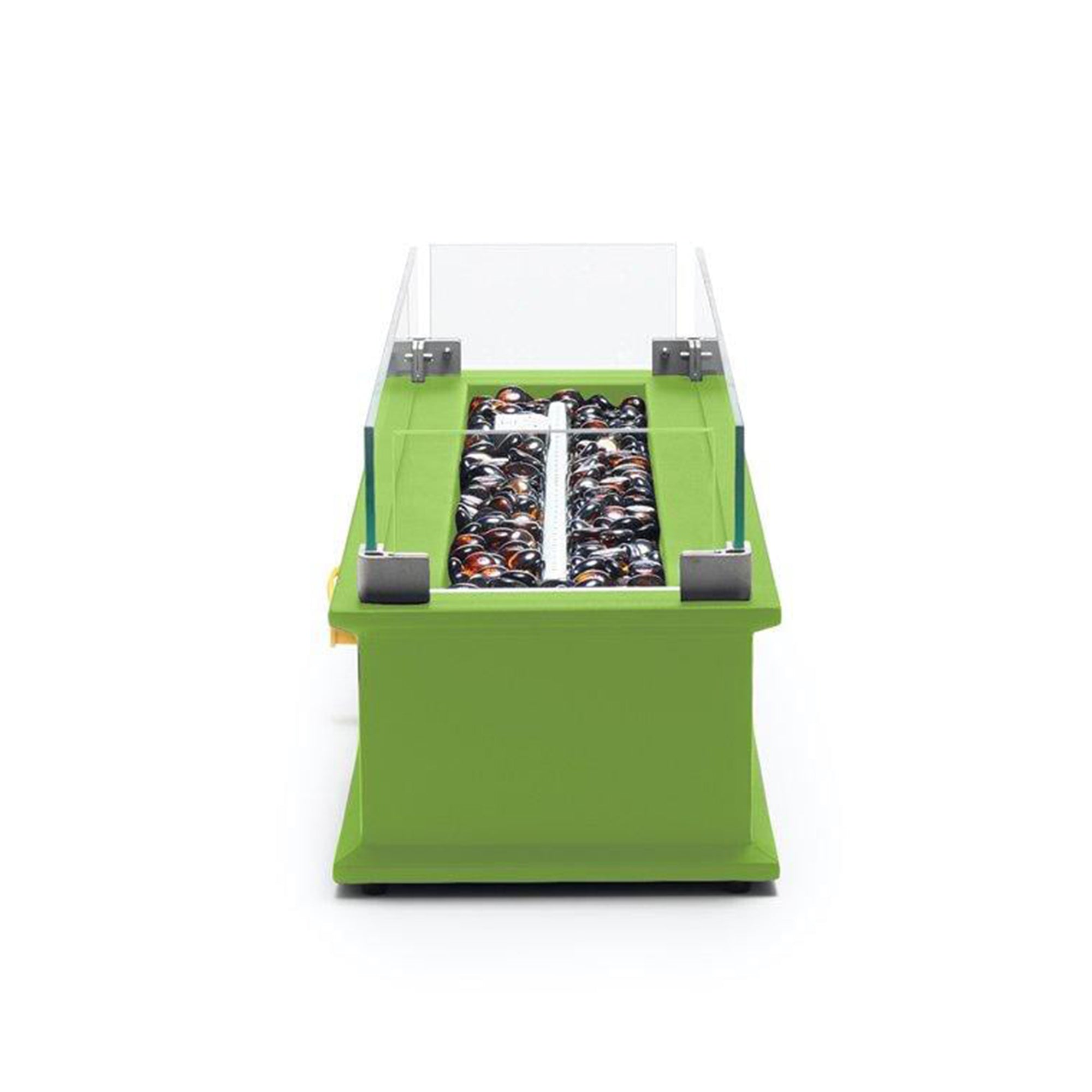 Loom X Blossom Tabletop Design Gas Fire Pit with Quick-connect Adapter, Lime - VMInnovations