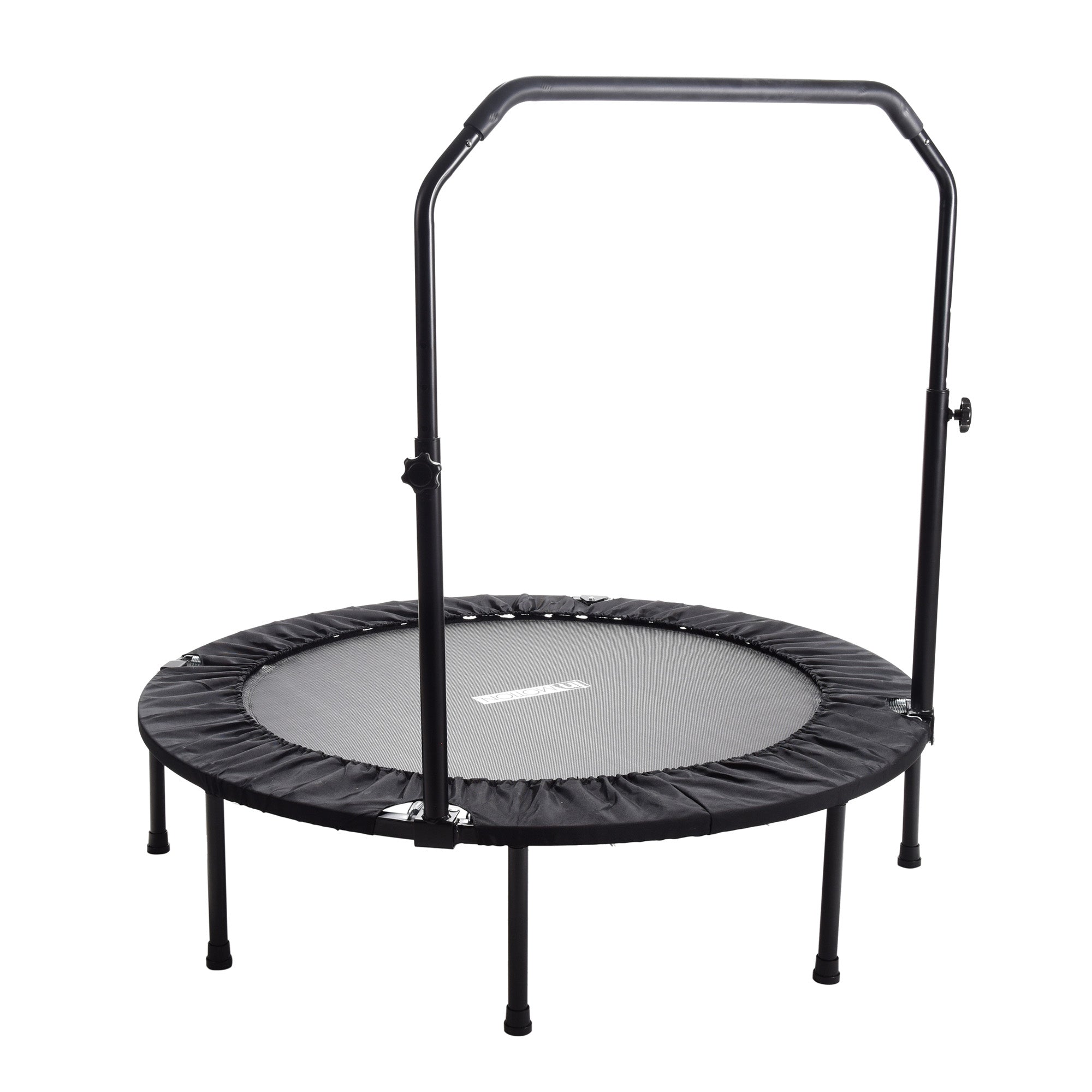 Stamina inMotion 48" Round Trampoline with Adjustable Handlebar, Black(Open Box)