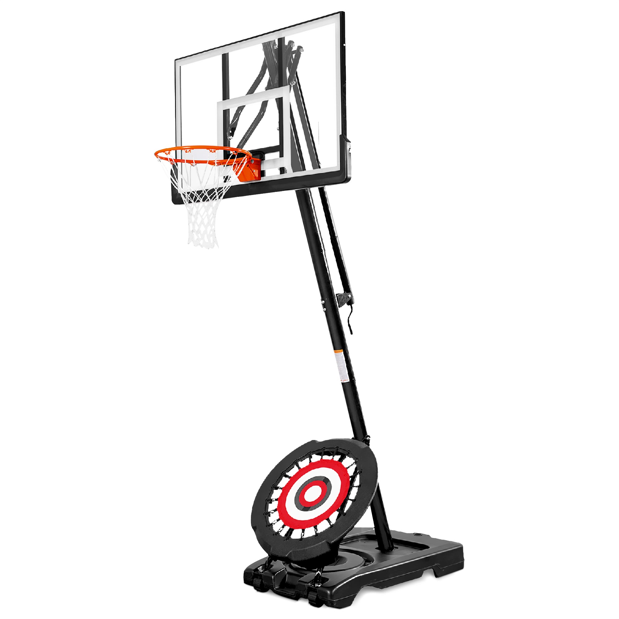 IE Sports Basketball Hoop, Adjustable, 54" Backboard & Rebounder (For Parts)