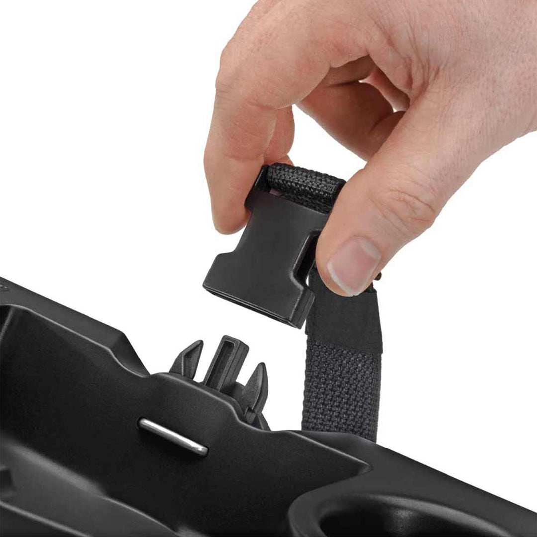 Hailo Folding 8 Step Non-Slip Ladder for Home & Kitchen, L100, Silver/Black - VMInnovations