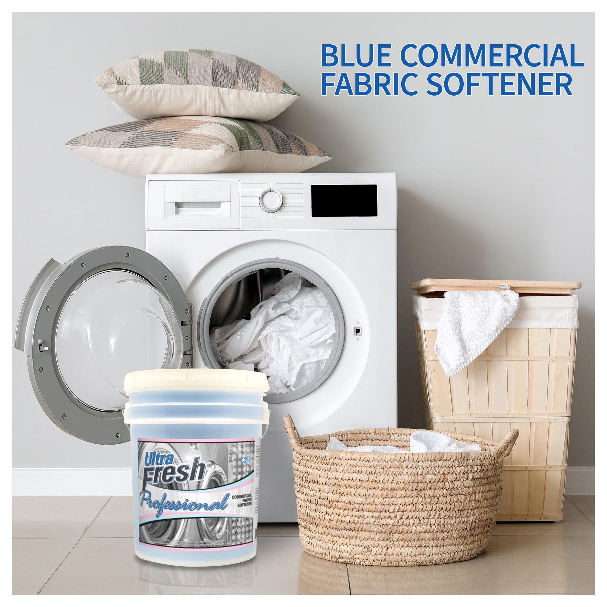 Ultra Fresh Professional Commercial Fabric Softener - Blue (Used)