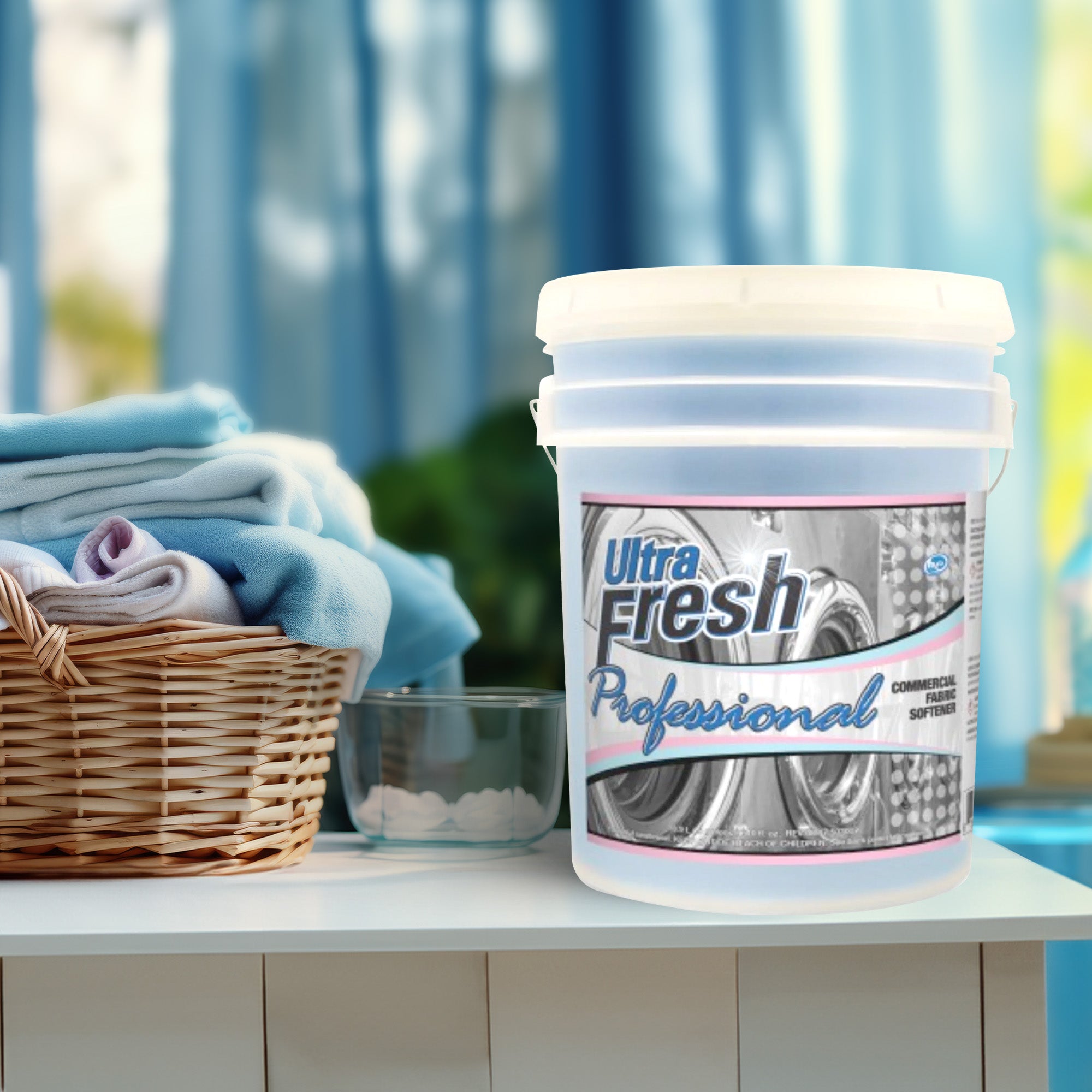 Ultra Fresh Professional Commercial Fabric Softener - Blue (Used)
