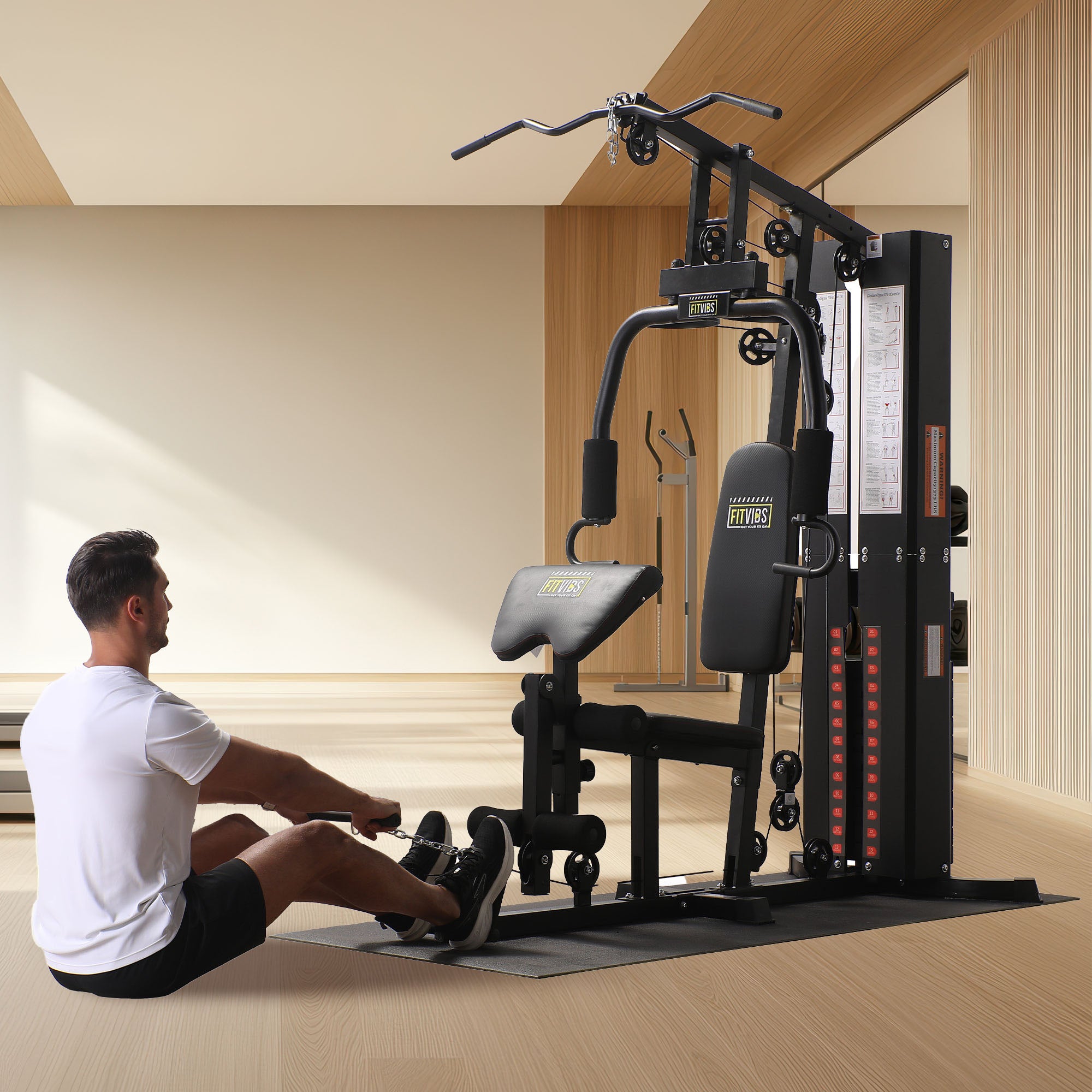BalanceFrom Multifunctional Home Gym Workout Station Strength Training Equipment