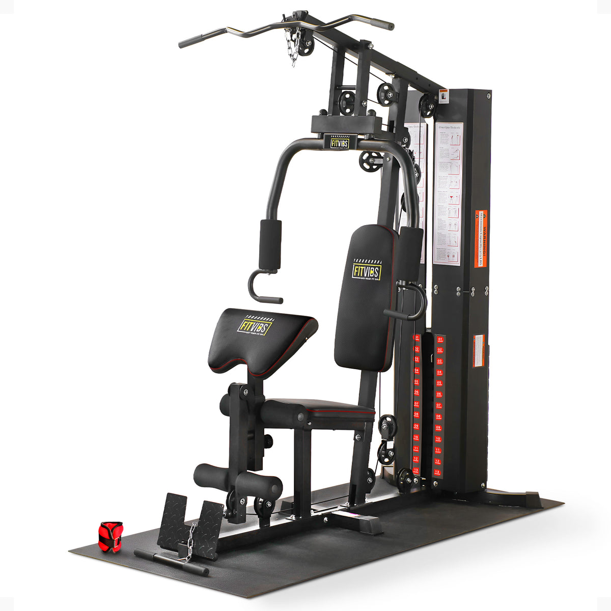 BalanceFrom Multifunctional Home Gym Workout Station Strength Training Equipment - VMInnovations
