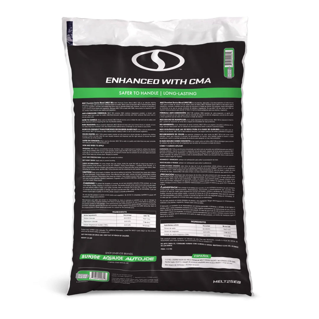 Snow Joe Melt Enviro Blend Ice/Snow Deicer, Pet-Friendly for Driveways, MELT25EB - VMInnovations