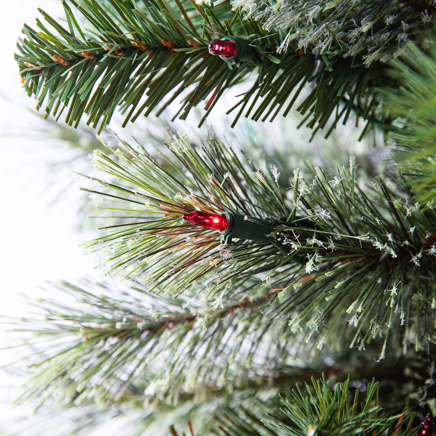 Home Heritage Stanley Pine Artificial Christmas Tree, 7' with Metal Base Stand - VMInnovations