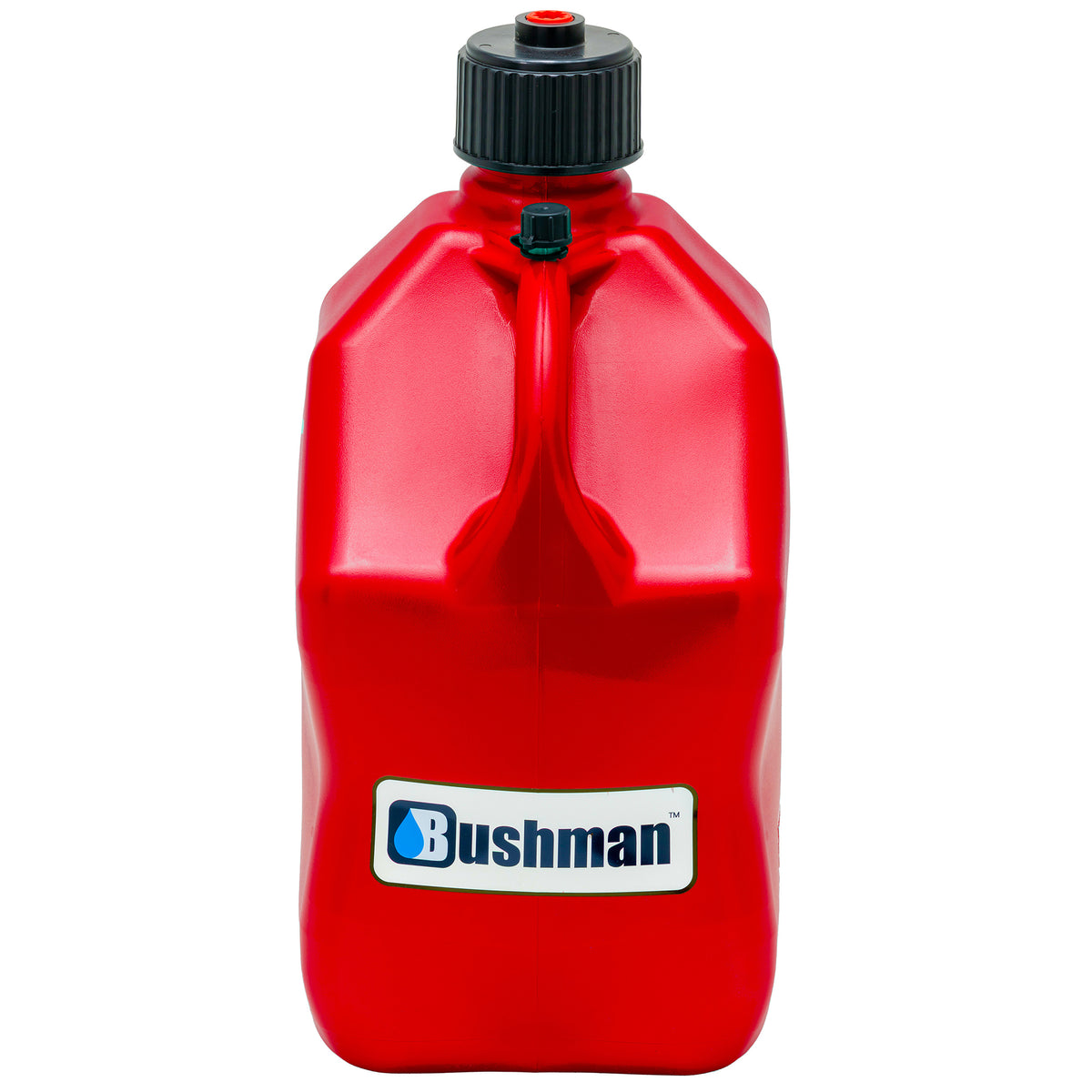 Bushman 4 Pack U-Jug Storage Jug, Portable Plastic Container, 5.5 Gal, Red