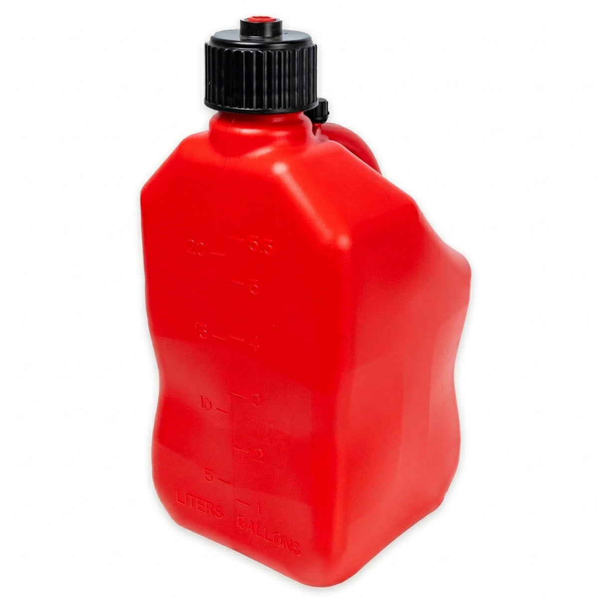 Bushman 4 Pack U-Jug Storage Jug, Portable Plastic Container, 5.5 Gal, Red