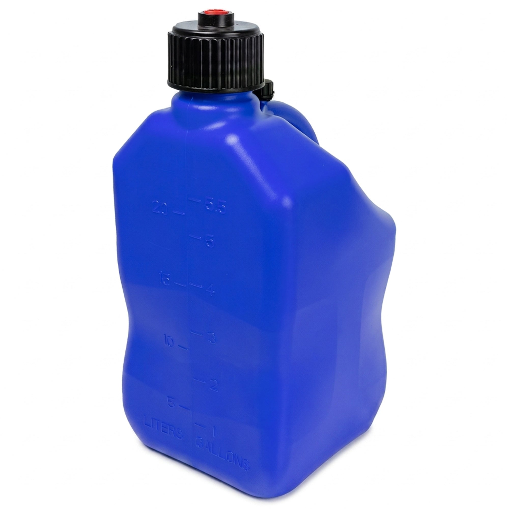 Bushman 4 Pack U-Jug Storage Jug, Portable Plastic Container, 5.5 Gal, Blue