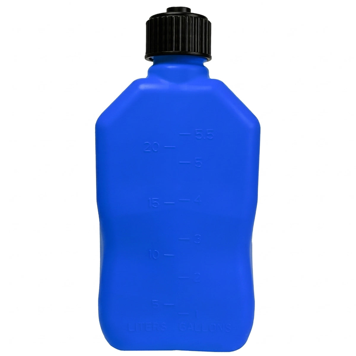 Bushman 4 Pack U-Jug Storage Jug, Portable Plastic Container, 5.5 Gal, Blue