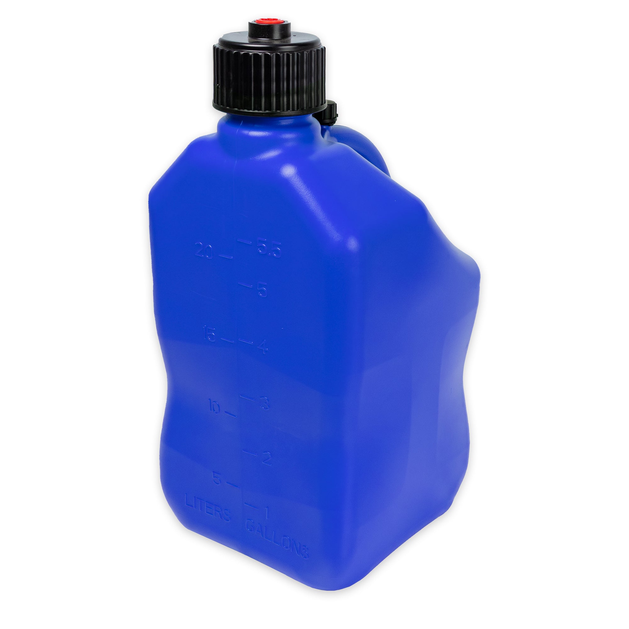 Bushman 4 Pack U-Jug Storage Jug, Portable Plastic Container, 5.5 Gal, Blue - VMInnovations