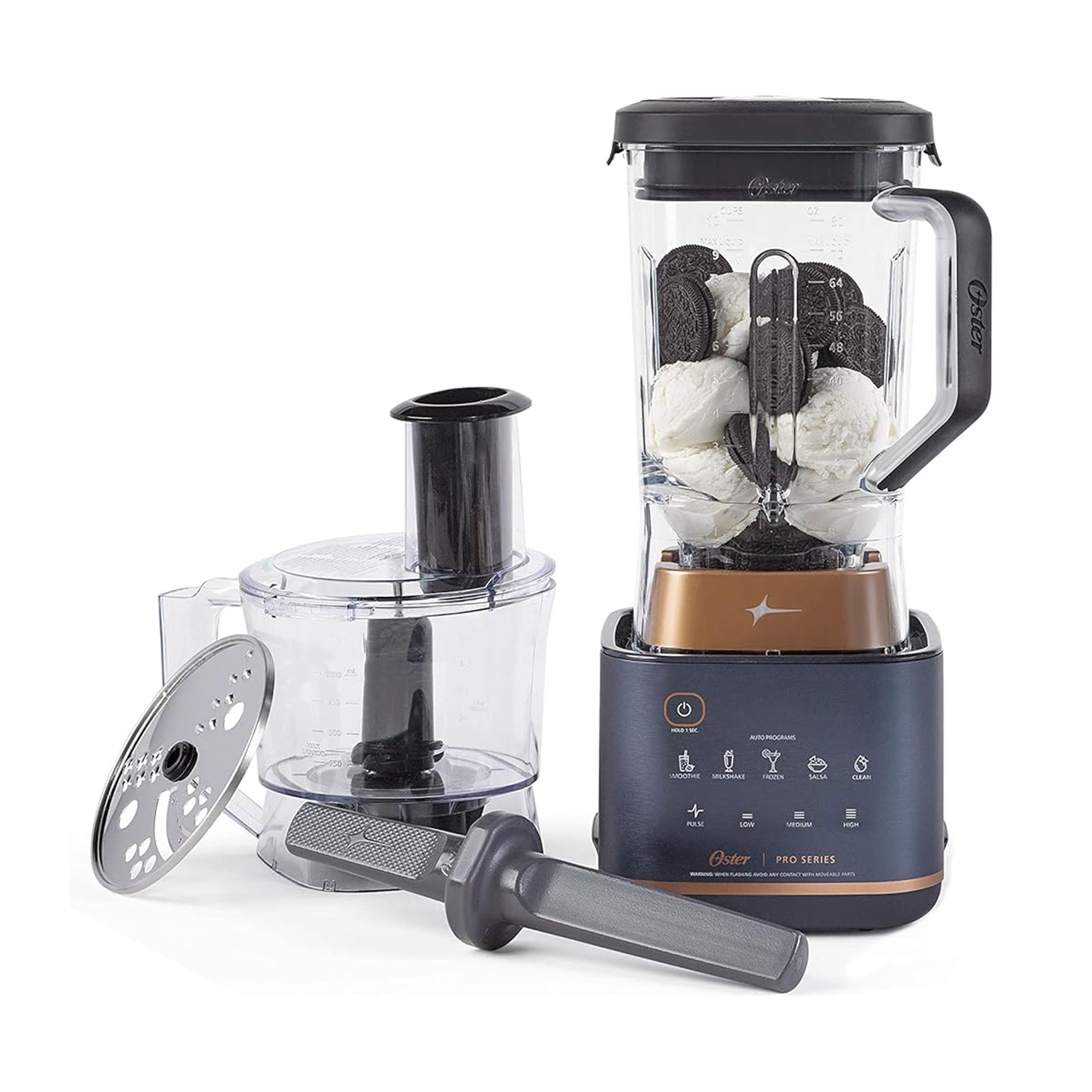 Oster Pro Series Kitchen System w/XL 9 Cup Tritan Jar for Kitchen, Blue (Used)