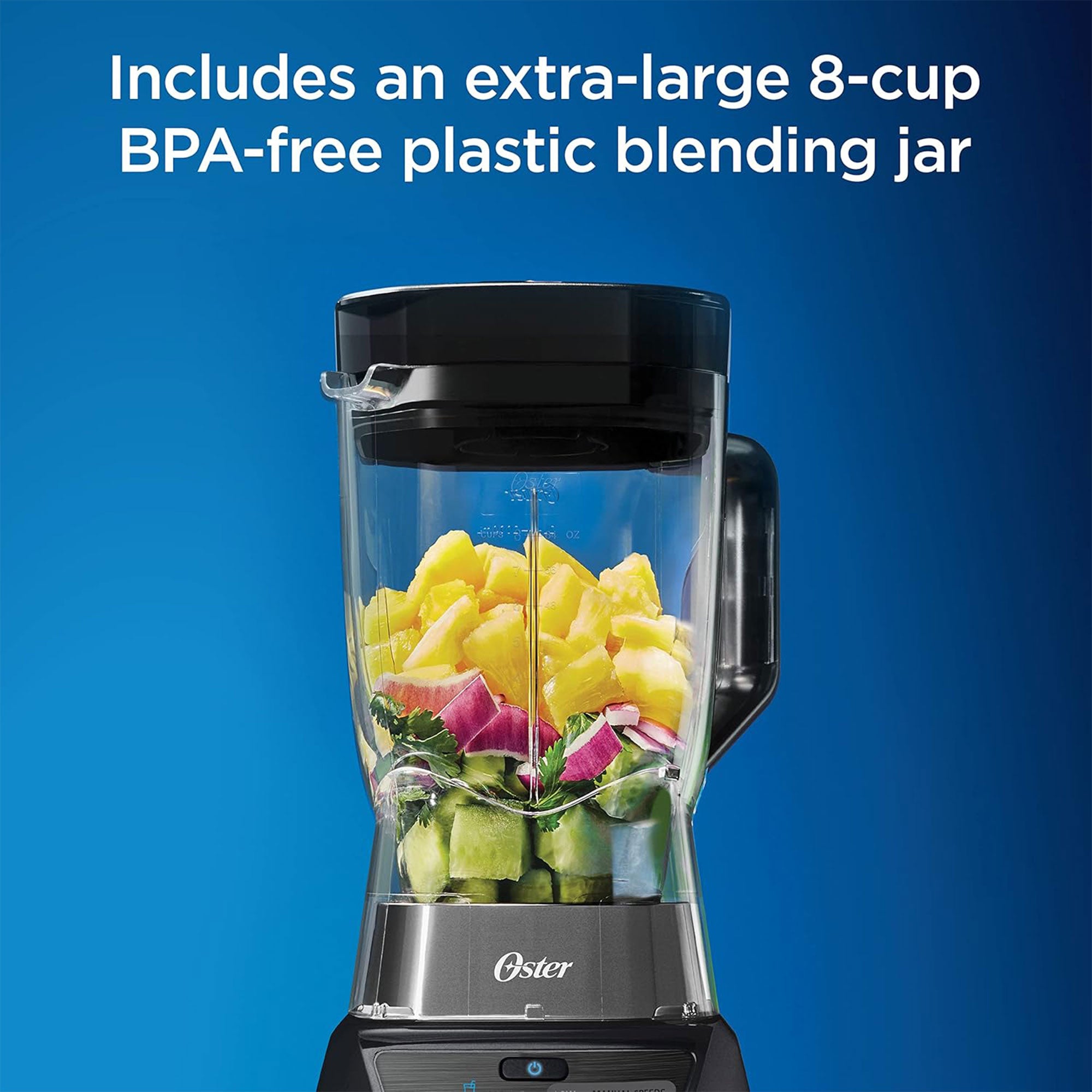 Oster Blender & Food Processor Combo, 1200W, w/Jar, Bowl, 2 Cups, Grey(Open Box) - VMInnovations