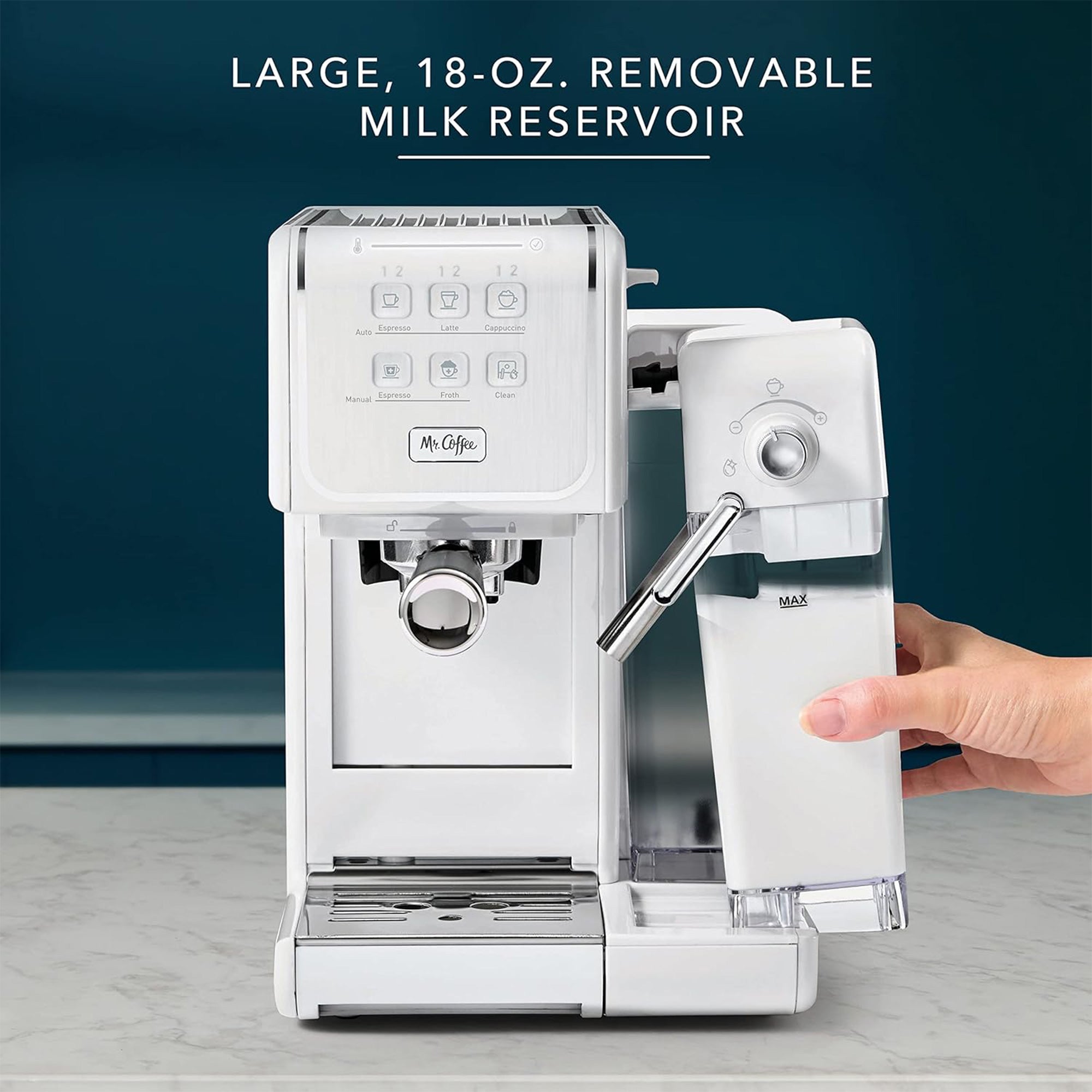 Mr. Coffee OneTouch CoffeeHouse Espresso/Latte Maker Milk Frother Grey(Open Box) - VMInnovations