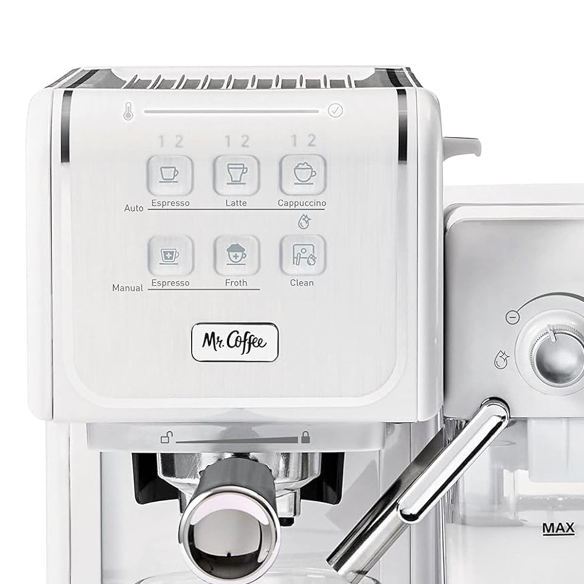 Mr. Coffee OneTouch CoffeeHouse Espresso/Latte Maker Milk Frother Grey(Open Box)
