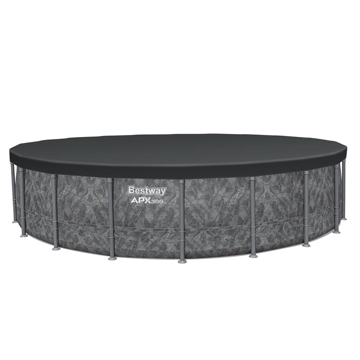 Bestway APX 365 20'x52" Round Above Ground Swimming Pool Set with Pump & Ladder - VMInnovations