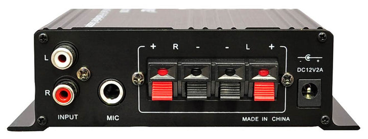 Pyle PCM20A Audio Power 60W HiFi Mini Amplifier Receiver Sound System w/ Adapter - VMInnovations
