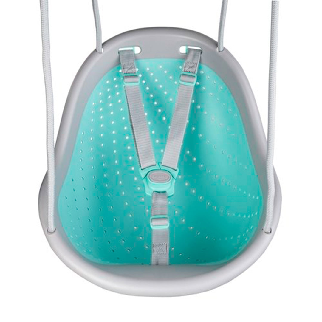 XDP Recreation Sweeng Child Swing with Frame, Portable Backyard Play Set, Aqua - VMInnovations