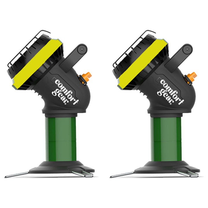 Comfort Gear 2 Pack Portable Propane Heater, Indoor Safe, 4000 BTU for Outdoors