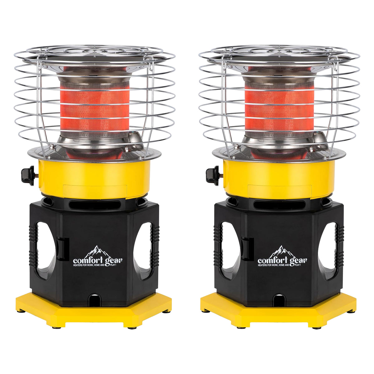 Comfort Gear 2 Pack 360 Degree Versatile Propane Space Heater Portable Radiator