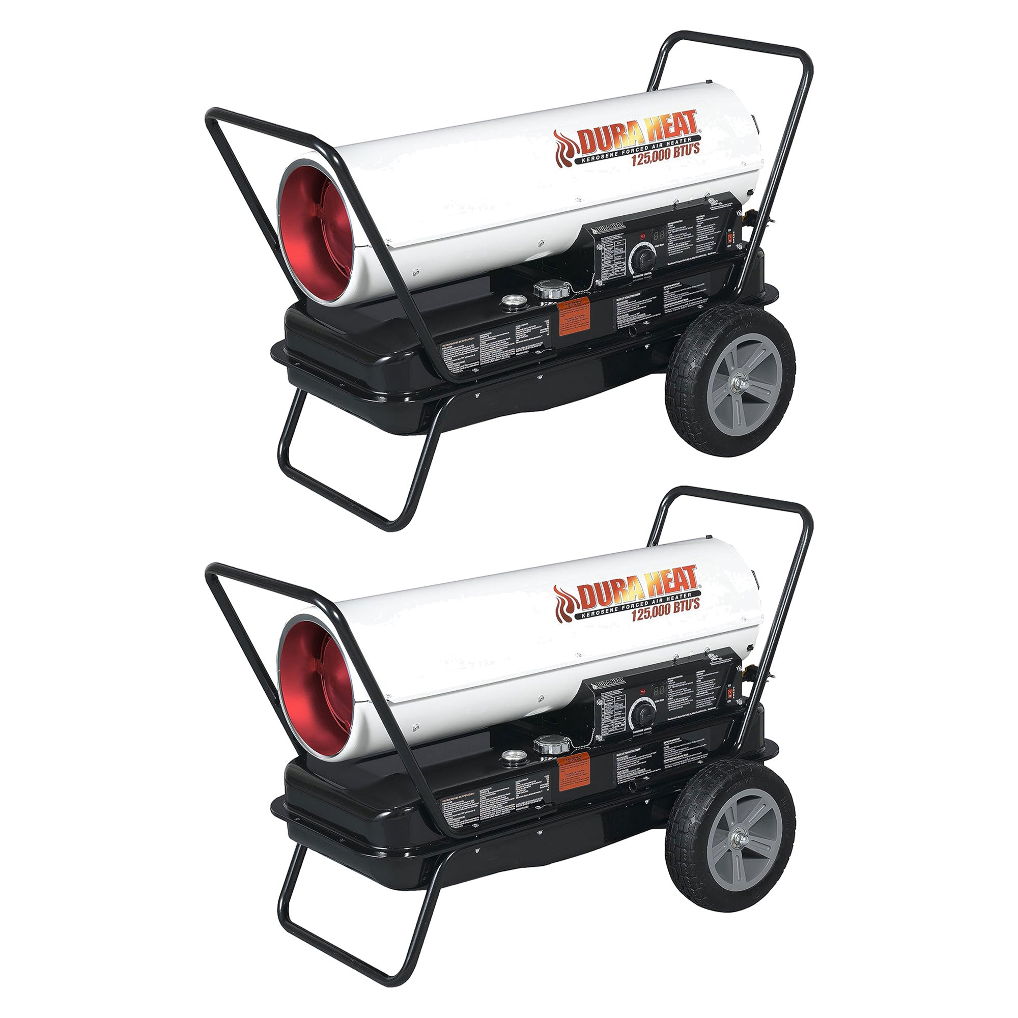 Dura Heat 2 Pack Kerosene Forced-Air Portable Heater w/Thermostat for 3200 Sq Ft - VMInnovations