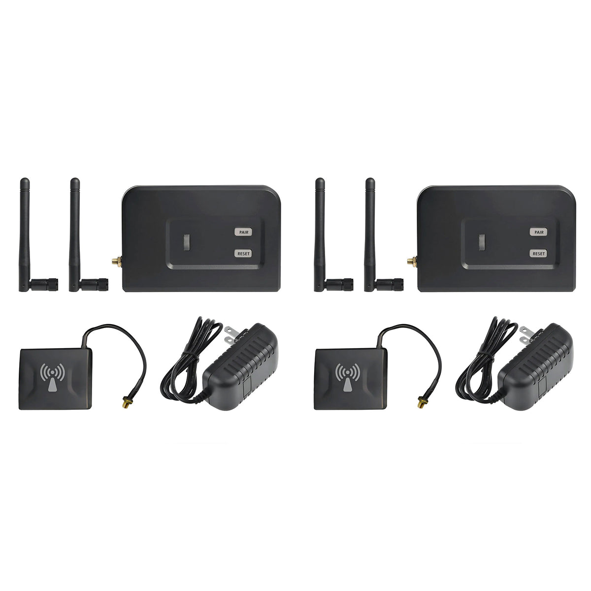 Mighty Mule 2 Pack Smart Gate Opener Remote Control Kit with Wireless Monitoring