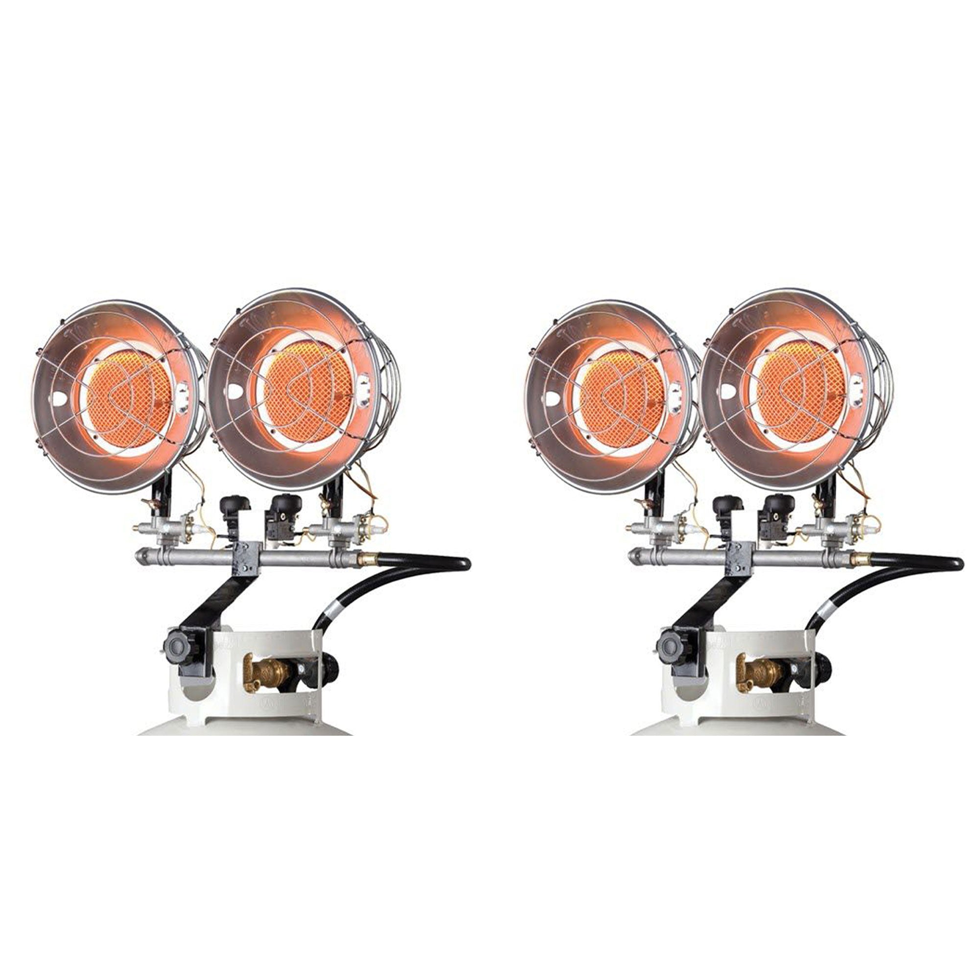 Mr. Heater 2 Pack Tank Top Propane Heater, 30K BTU, Portable Outdoor Gas Heater - VMInnovations