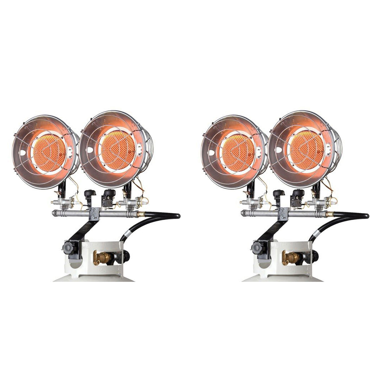 Mr. Heater 2 Pack Tank Top Propane Heater, 30K BTU, Portable Outdoor Gas Heater