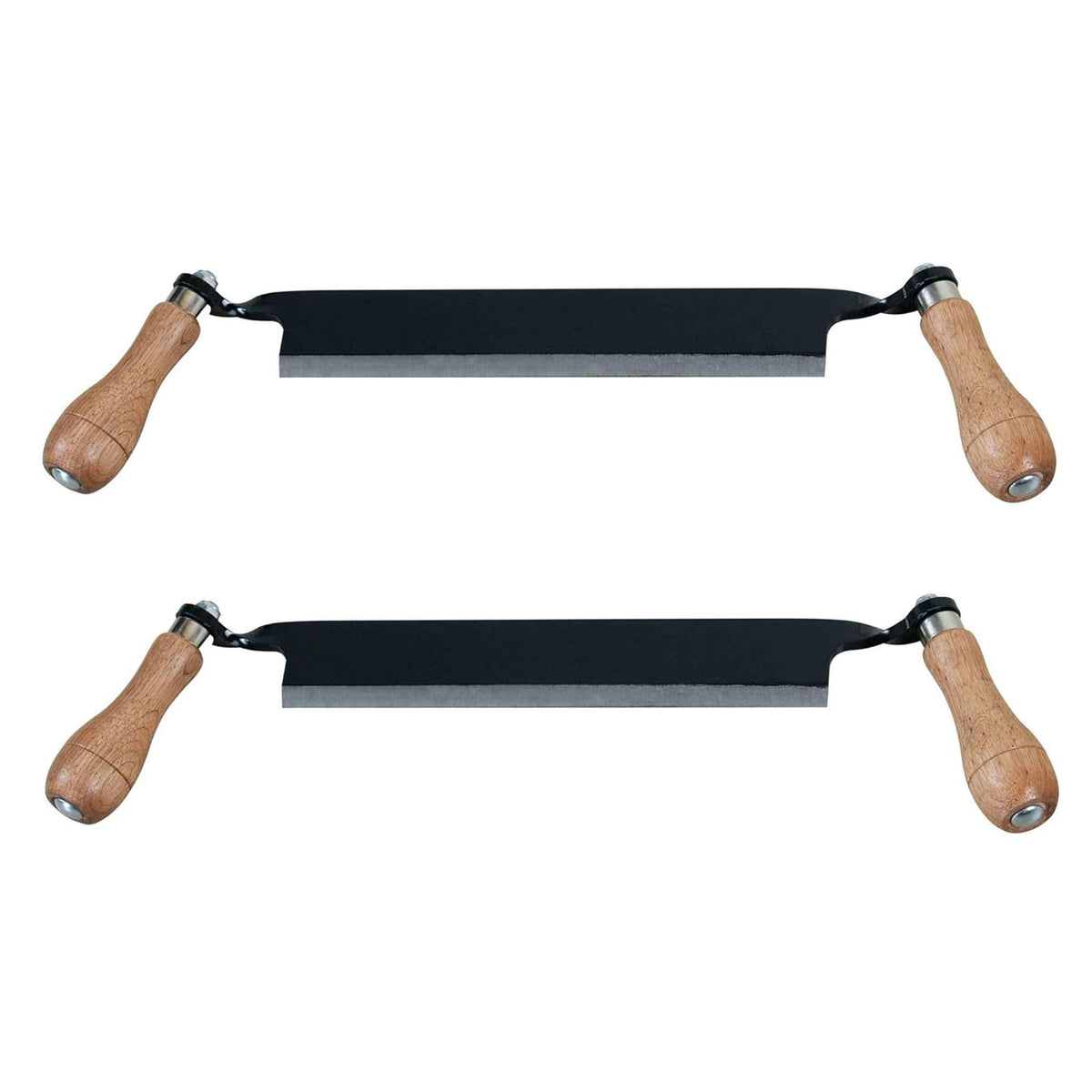 Timber Tuff 2 Pack 8 Inch Straight Draw Shave Tool, Debarking & Woodworking Tool