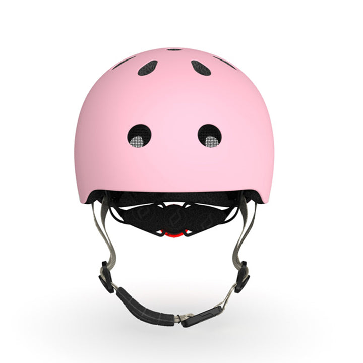 Scoot & Ride Toddler Kids Bike and Scooter Helmet with LED Light, XXS, Rose