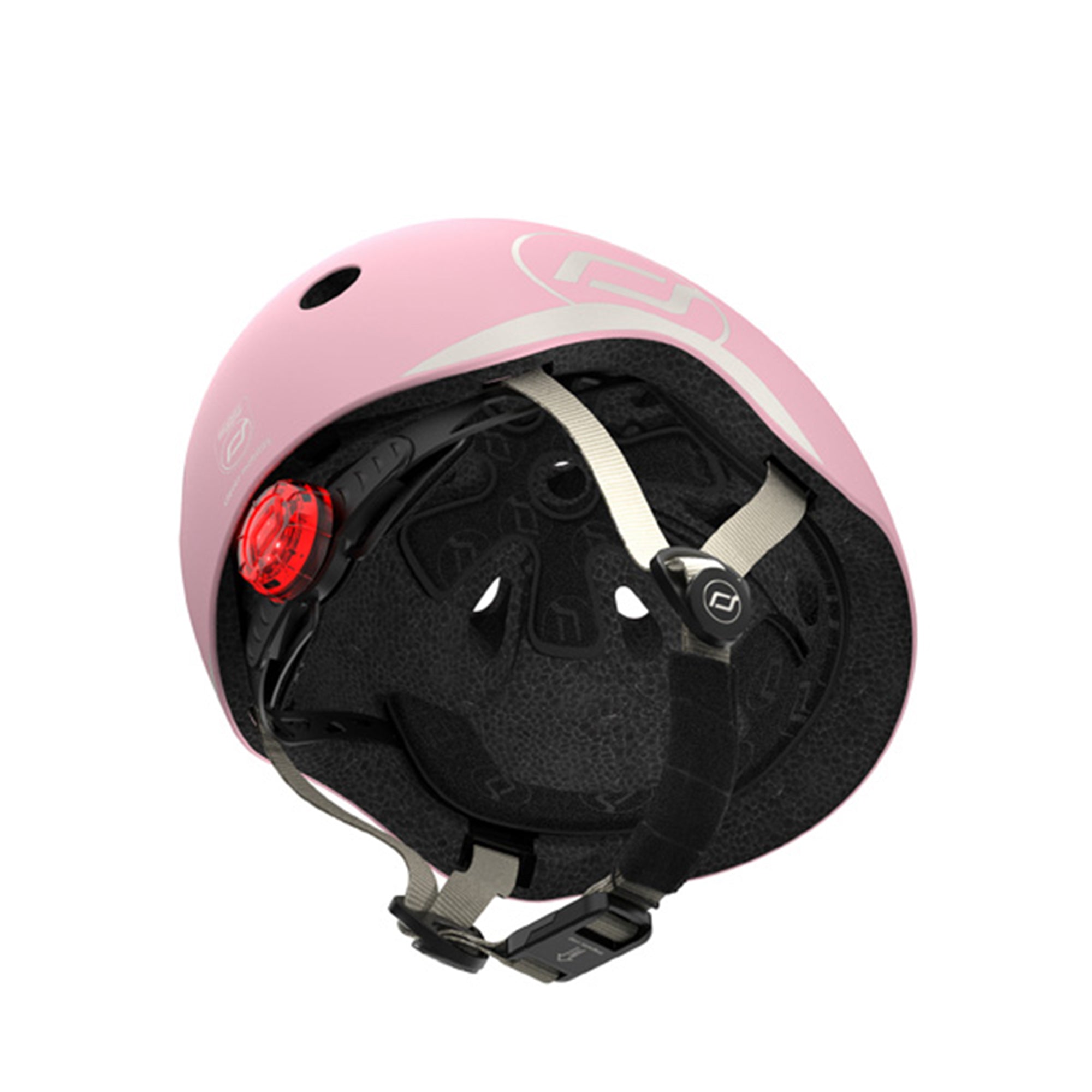 Scoot & Ride Toddler Kids Bike and Scooter Helmet with LED Light, XXS, Rose - VMInnovations