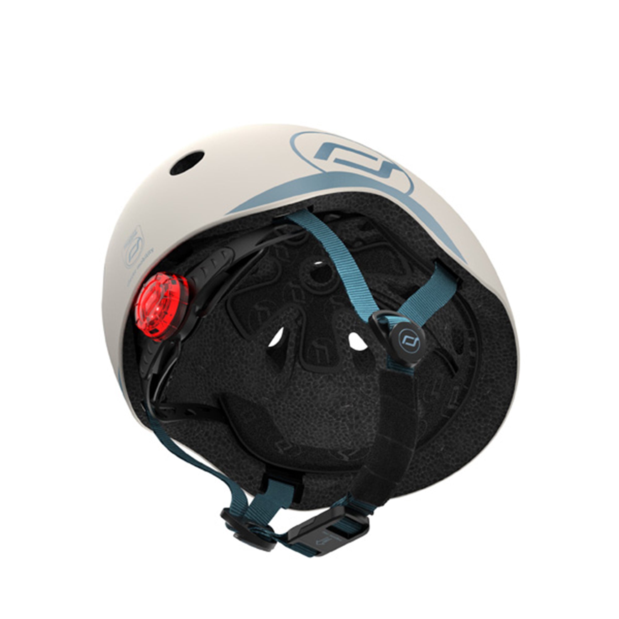 Scoot & Ride Toddler Kids Bike and Scooter Helmet with LED Light, XXS, Ash - VMInnovations