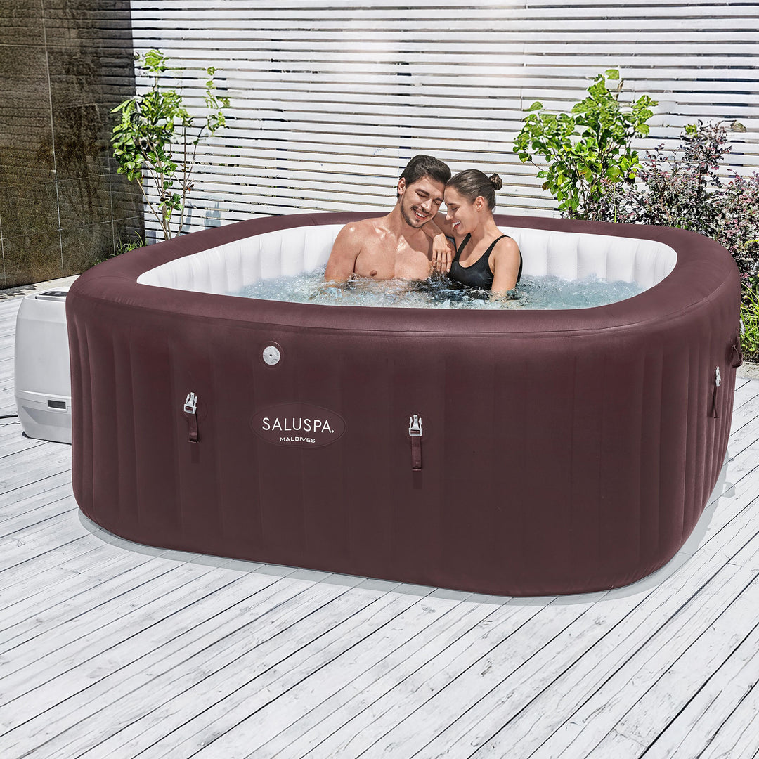 Bestway SaluSpa Maldives 5-7 Person Energy-Efficient HydroJet Inflatable Hot Tub - VMInnovations