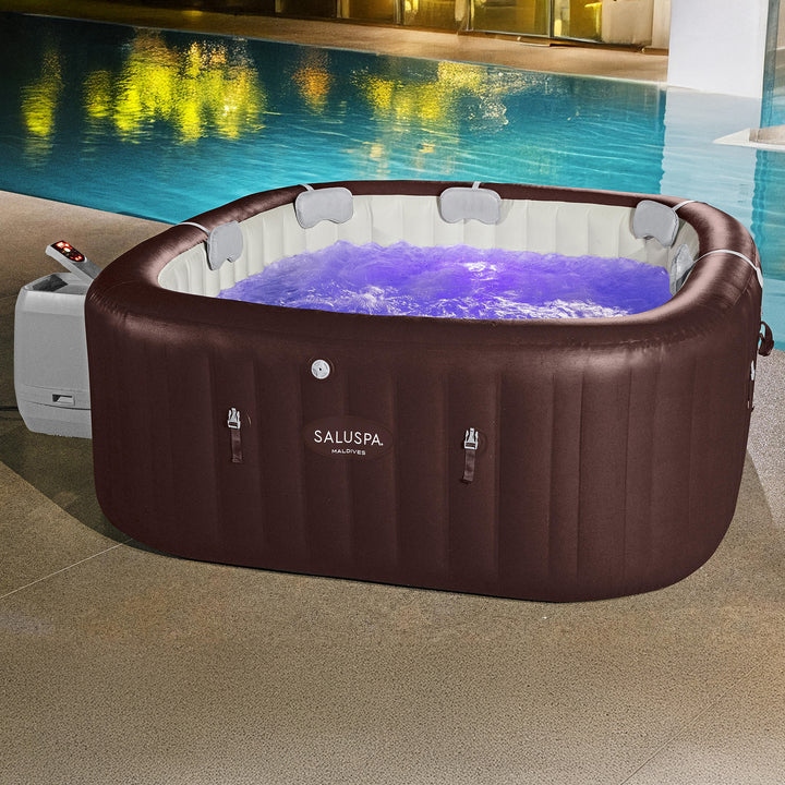 Bestway SaluSpa Maldives 5-7 Person Energy-Efficient HydroJet Inflatable Hot Tub - VMInnovations