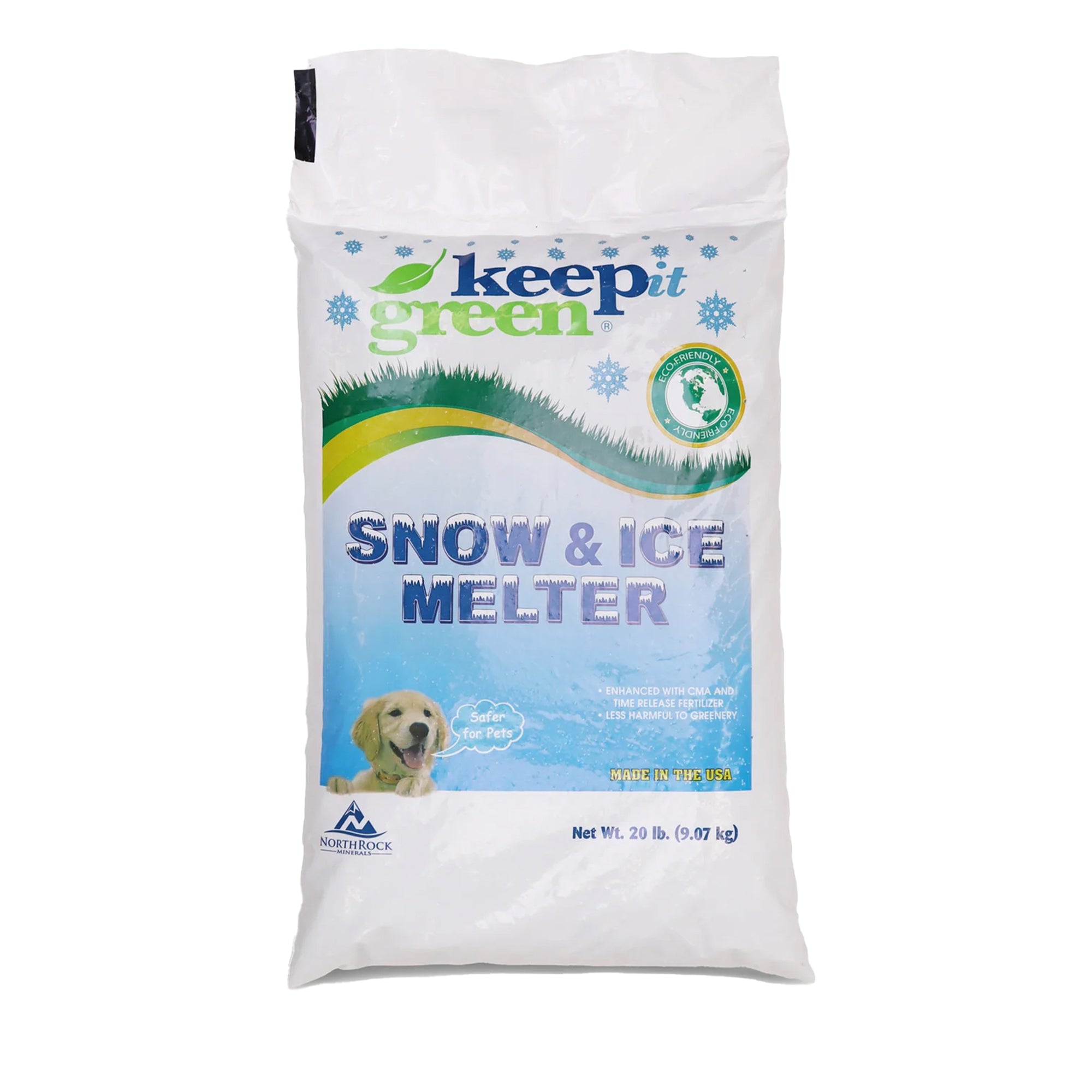 Snow Joe Keep It Green Pet Friendly Snow Melt Salt Pellets, 20 lbs, AZ-KIG-20 - VMInnovations