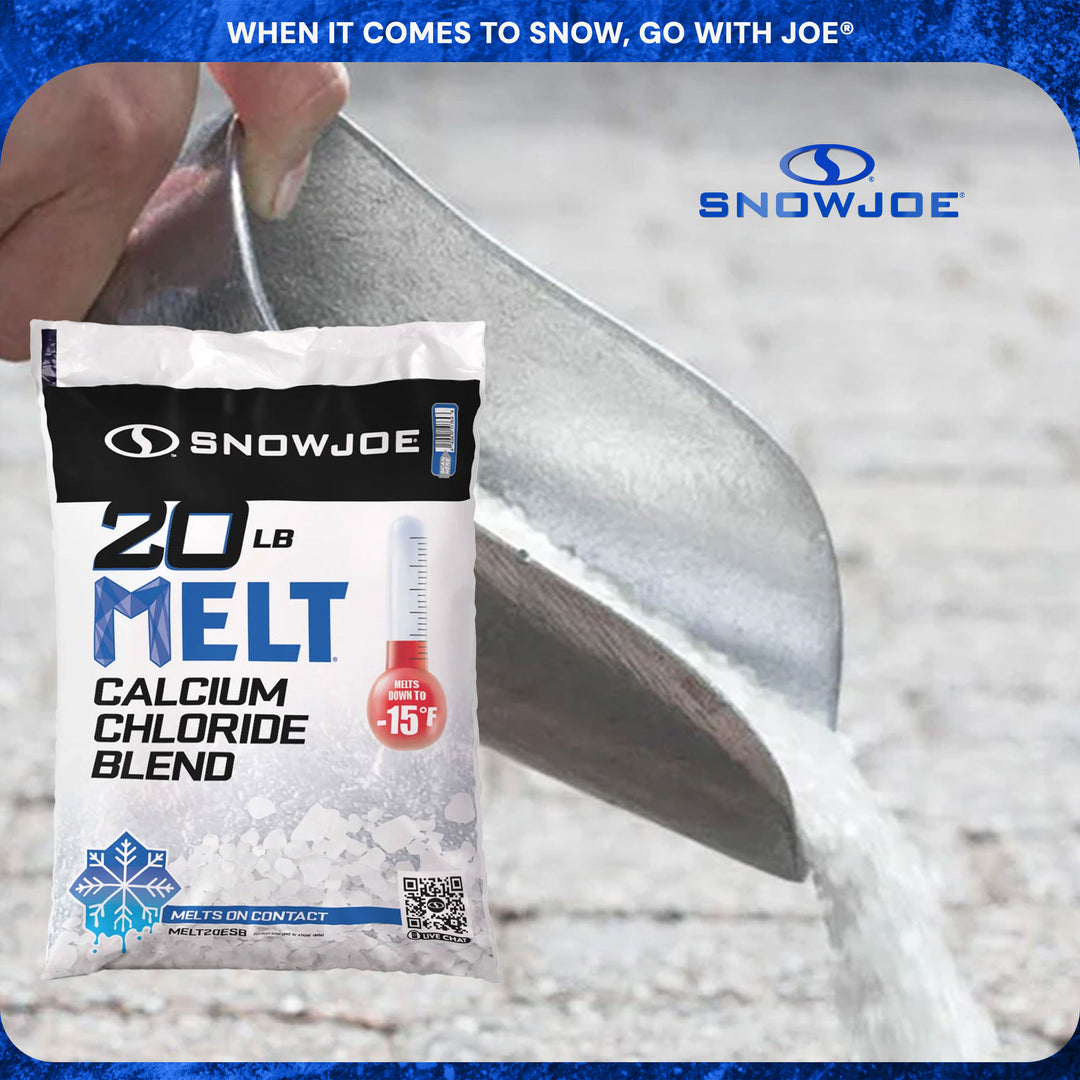 Snow Joe Calcium Chloride Blend Deicer & Snow Removal, 20 Pounds, AZ-20-ESB - VMInnovations